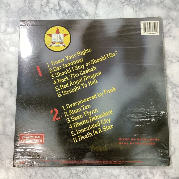 The Clash Combat Rock 1982 Vinyl Album Record LP Sealed - Picture 2 of 2